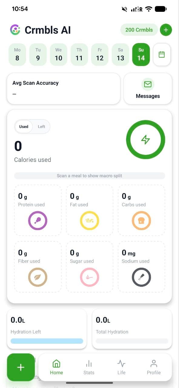 Crmbls AI app screenshot from the typical day website tour.
